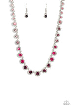 Load image into Gallery viewer, Kaleidoscope Charm Purple Necklace