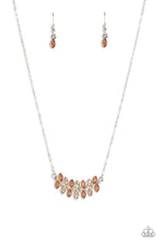 Load image into Gallery viewer, Lustrous Laurels Brown Necklace