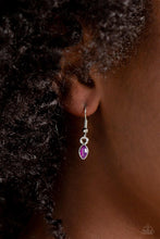 Load image into Gallery viewer, Lustrous Laurels Purple Necklace