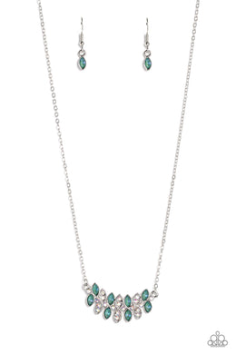 Lustrous Laurels Green Necklace