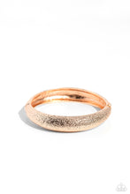 Load image into Gallery viewer, Rippling Reunion Rose Gold Hinged Bracelet