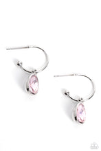 Load image into Gallery viewer, Teardrop Tassel Pink Earrings