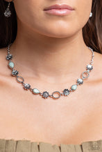 Load image into Gallery viewer, Casablanca Chic Blue Necklace