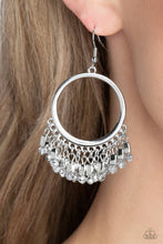 Load image into Gallery viewer, Fringe Fanfare Silver Earrings