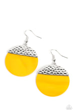Load image into Gallery viewer, SHELL Out Yellow Earrings