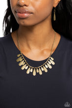 Load image into Gallery viewer, Compelling Confetti Brass Necklace