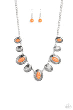 Load image into Gallery viewer, Textured Trailblazer Orange Necklace