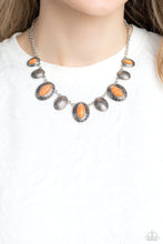 Load image into Gallery viewer, Textured Trailblazer Orange Necklace