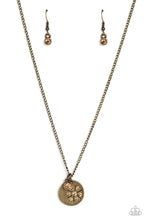 Load image into Gallery viewer, Dandelion Delight Brass Necklace