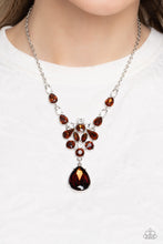 Load image into Gallery viewer, TWINKLE of an Eye Brown Necklace