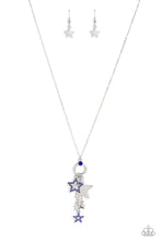 Load image into Gallery viewer, Starry Statutes Blue Necklace
