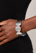Load image into Gallery viewer, Rippling Record Silver Bracelet