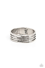 Load image into Gallery viewer, Labyrinth Lure Silver Hinged Bracelet