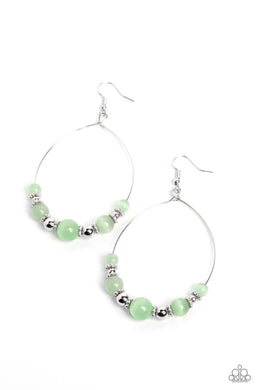 Cat’s Eye Charisma Green Earrings