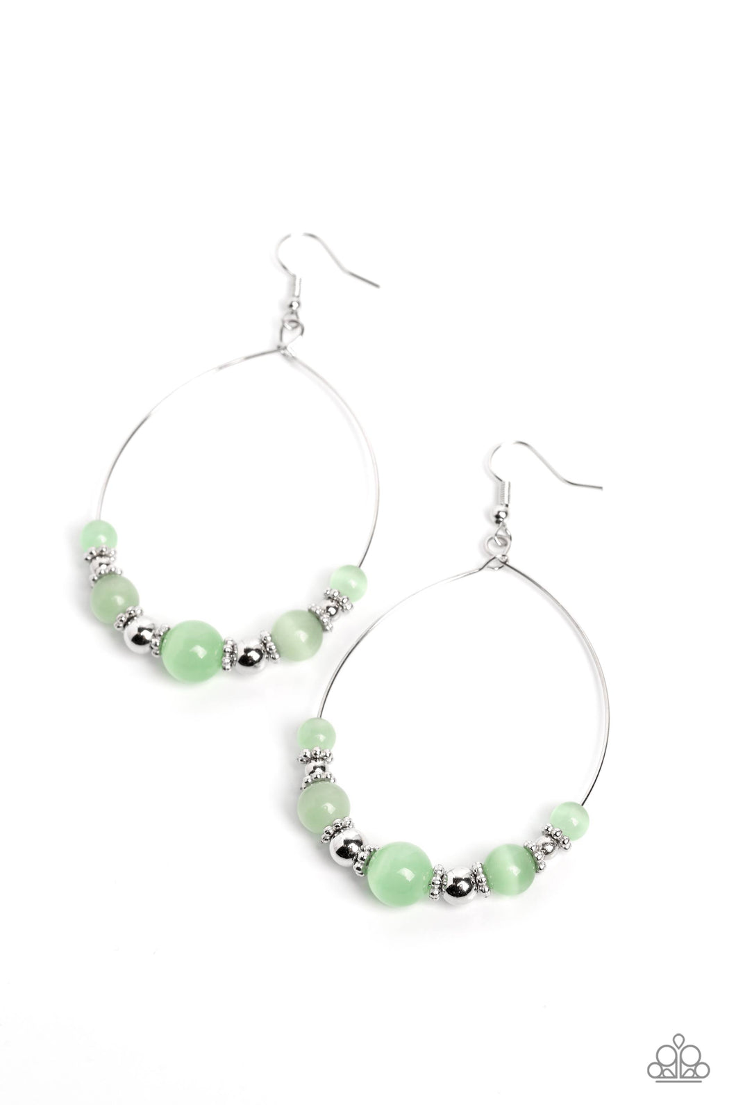 Cat’s Eye Charisma Green Earrings