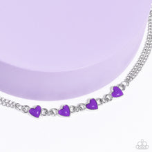 Load image into Gallery viewer, Smitten Sweethearts Purple Bracelet
