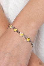 Load image into Gallery viewer, Smitten Sweethearts Yellow Bracelet