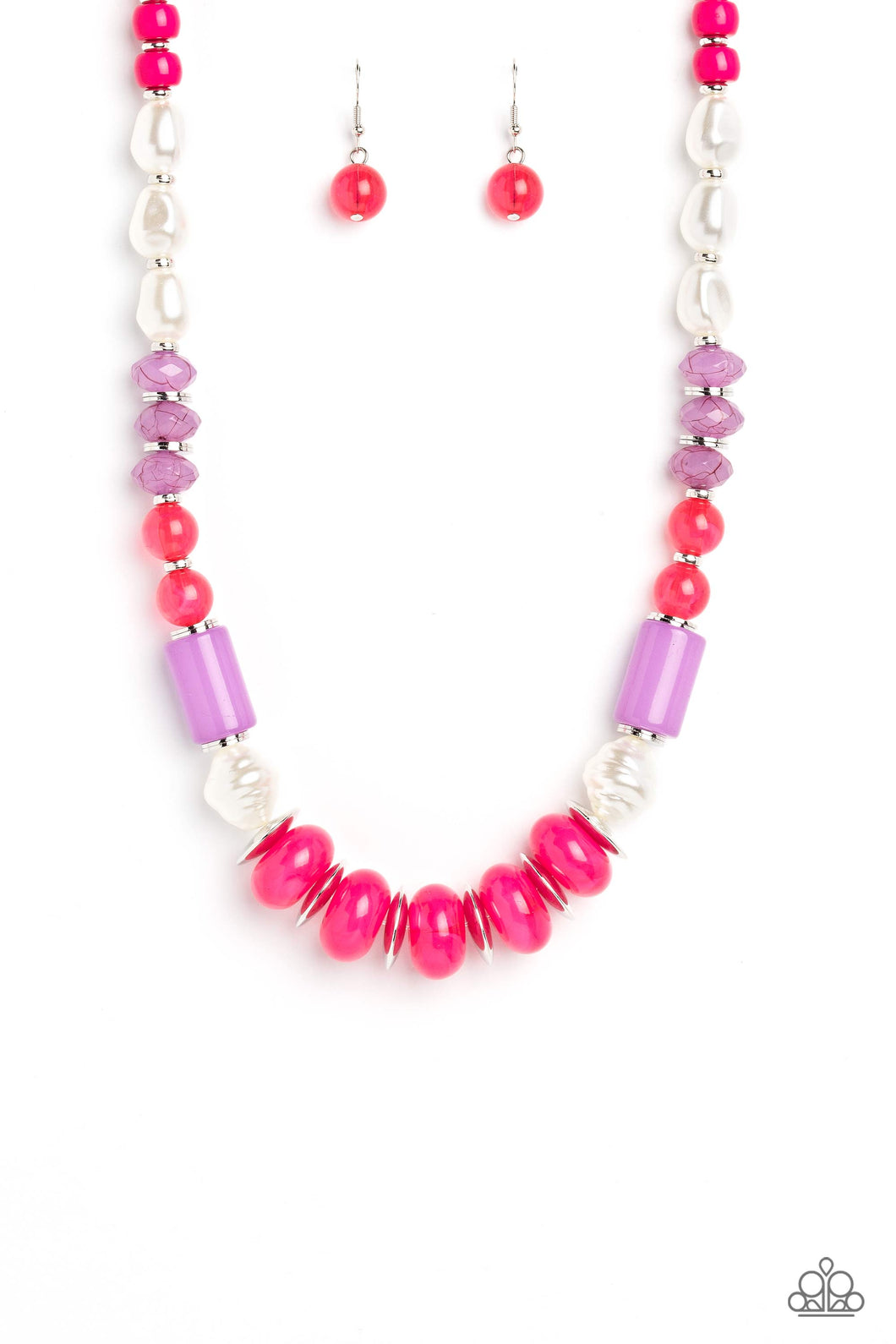 A SHEEN Slate Pink Necklace