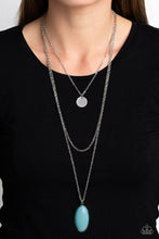Load image into Gallery viewer, Perennial Phenomena Blue Necklace