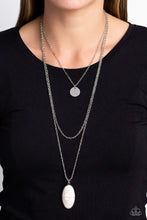 Load image into Gallery viewer, Perennial Phenomena White Necklace