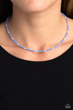 Load image into Gallery viewer, Beaded Blitz Blue Necklace