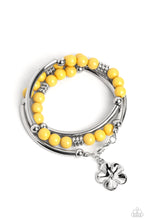 Load image into Gallery viewer, Off the WRAP Yellow Bracelet