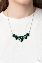 Load image into Gallery viewer, Regally Refined Green Necklace