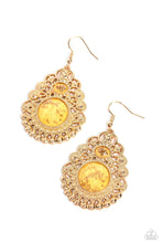 Load image into Gallery viewer, Welcoming Whimsy Yellow Earrings