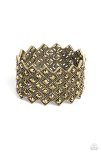 Load image into Gallery viewer, DECO in the Rough Brass Bracelet