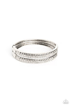 Load image into Gallery viewer, STACKED Up White Hinged Bracelet