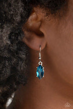 Load image into Gallery viewer, Frosted Florescence Blue Necklace