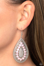 Load image into Gallery viewer, Spirited Socialite Pink Earrings