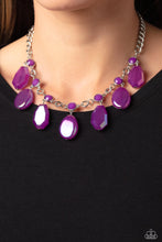 Load image into Gallery viewer, Maldives Mural Purple Necklace