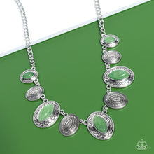 Load image into Gallery viewer, Textured Trailblazer Green Necklace