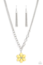 Load image into Gallery viewer, Dazzling Dahlia Yellow Necklace