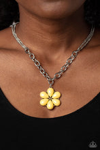 Load image into Gallery viewer, Dazzling Dahlia Yellow Necklace