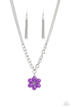 Load image into Gallery viewer, Dazzling Dahlia Purple Necklace