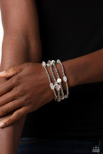 Load image into Gallery viewer, Geometric Guru White Bracelet