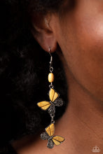 Load image into Gallery viewer, Spirited Soar Yellow Earrings