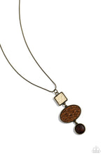 Load image into Gallery viewer, Walk the TWINE Brass Necklace