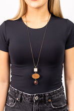 Load image into Gallery viewer, Walk the TWINE Brass Necklace