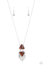 Load image into Gallery viewer, Under the FRINGE Brown Necklace