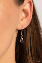Load image into Gallery viewer, RING It Back Purple Necklace