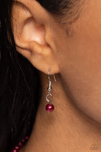 Load image into Gallery viewer, Pampered Pearls Red Necklace