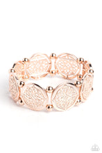 Load image into Gallery viewer, Filigree Fanfare Rose Gold Bracelet