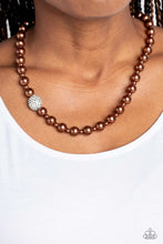 Load image into Gallery viewer, Countess Chic Brown Necklace