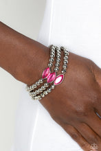 Load image into Gallery viewer, Twinkling Team Pink Bracelet
