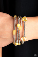 Load image into Gallery viewer, Geometric Guru Yellow Bracelet
