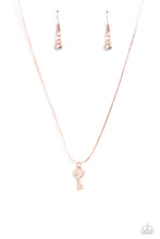 Load image into Gallery viewer, LOVE-Locked Rose Gold Necklace