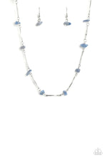 Load image into Gallery viewer, Chiseled Construction Blue Necklace
